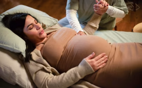 Cropped,Image,Of,Pregnant,Woman,And,Helpful,Midwife,At,Home.