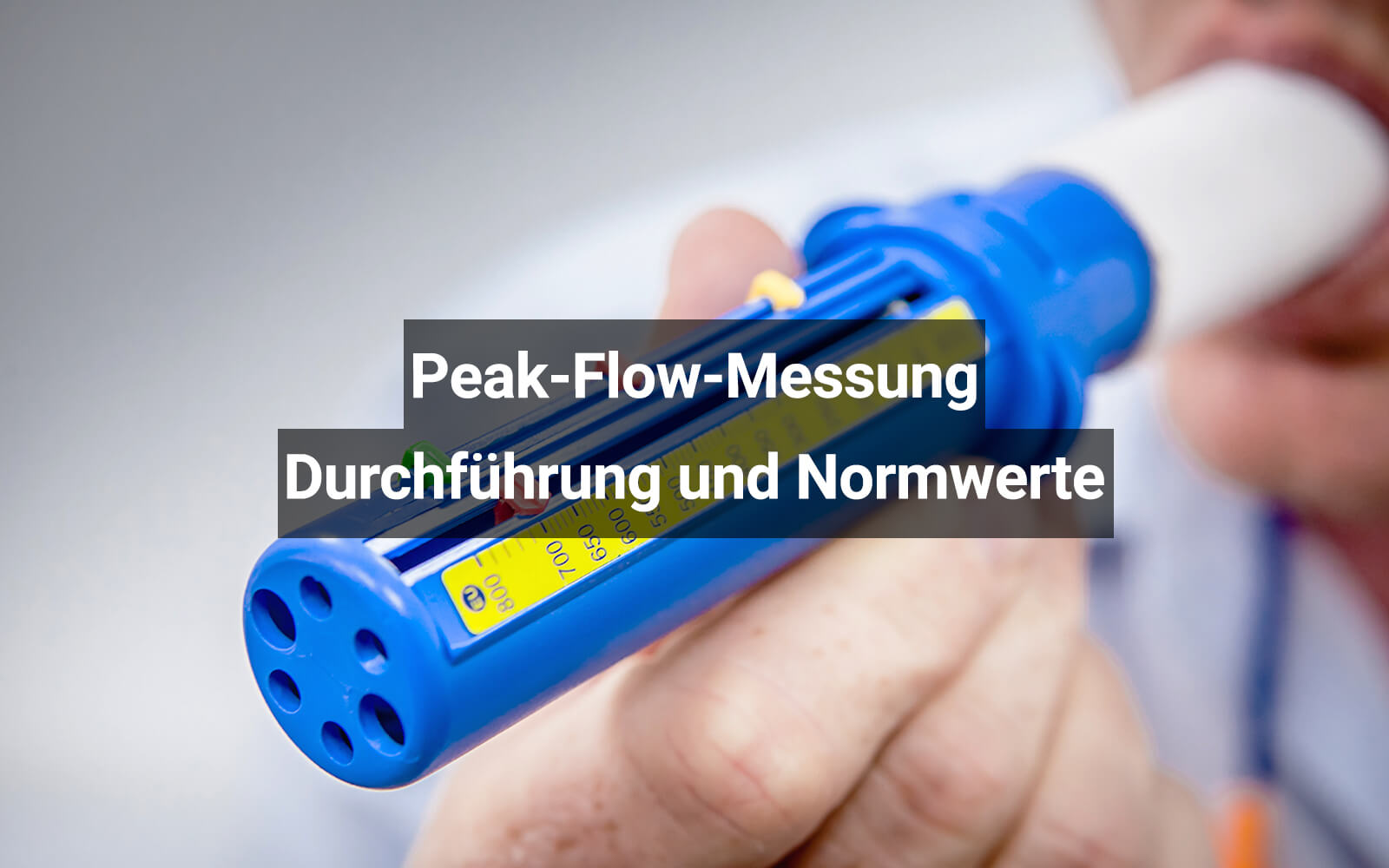 Peak-Flow-Messung: Durchführung und Normwerte