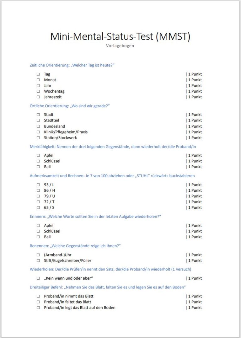 MMST Test Definition, Ablauf und Vorlage MediKarriere