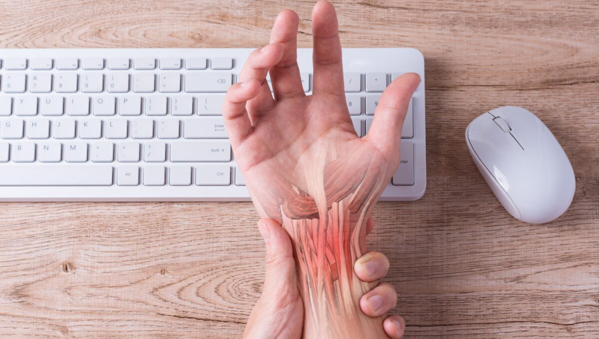 Hand,Muscle,Inflammation,From,Office,Syndrome,,,Hand,Muscle,Pain