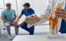 Treatment,For,Knee,Injuries.,Adult,Man,With,Knee,Injury,During
