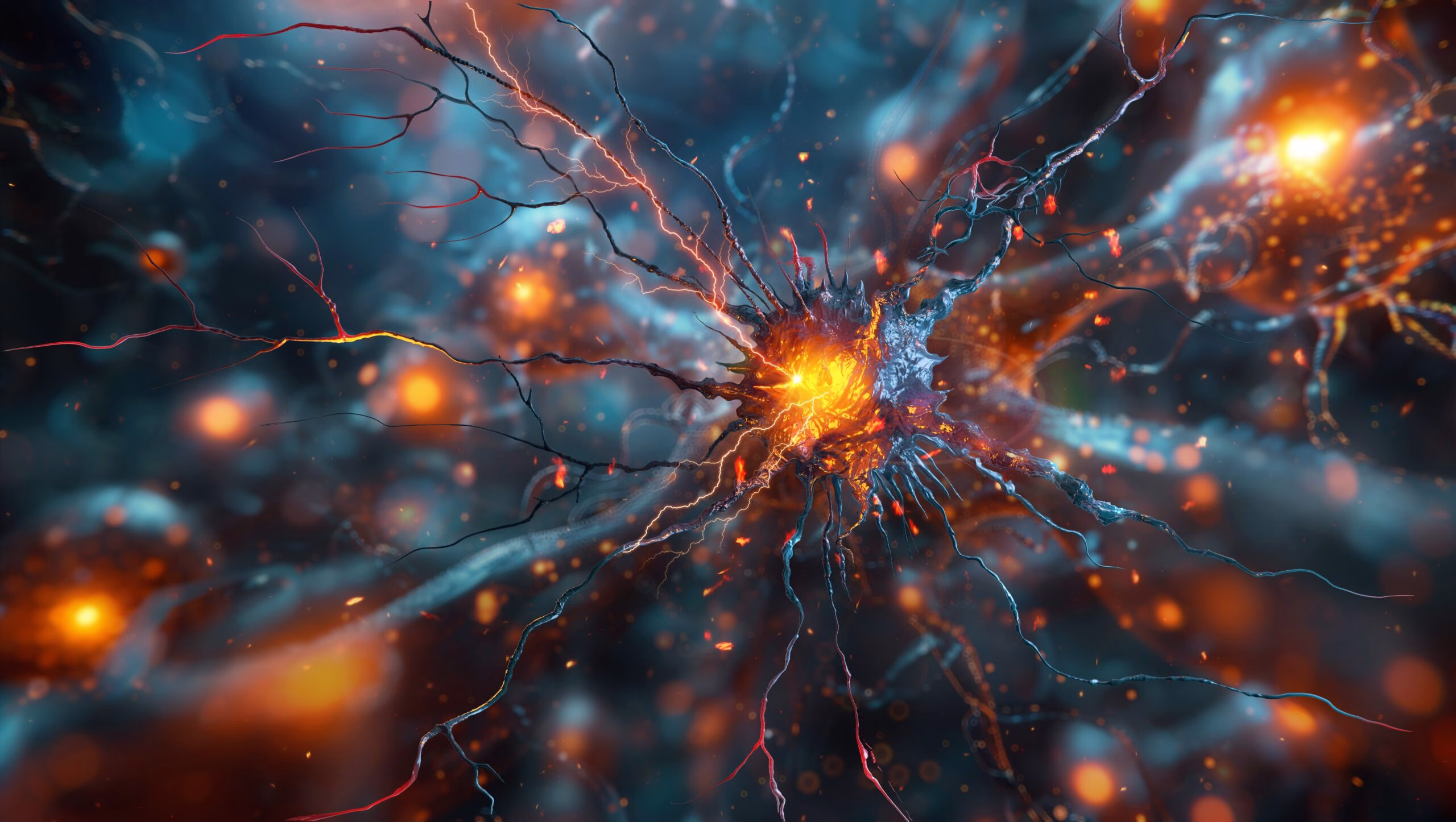 Human,Neuron,Cell,,Unit,Of,Nervous,System,,Synaptic,Transmission,Of