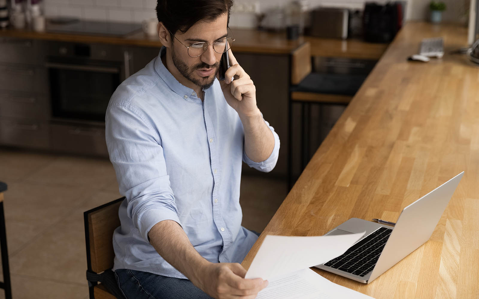 Stay,At,Home,Mom,Working,Remotely,On,Laptop,While,Taking