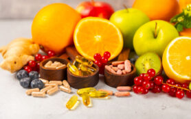 Vitamins,And,Supplements.,Variety,Of,Vitamin,Tablets,In,A,Wooden