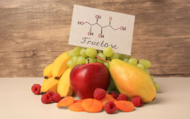 Card,With,Word,Fructose,,Delicious,Ripe,Fruits,,Raspberries,And,Dried