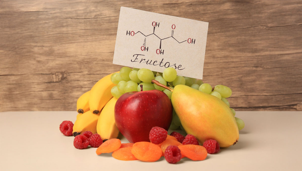 Card,With,Word,Fructose,,Delicious,Ripe,Fruits,,Raspberries,And,Dried