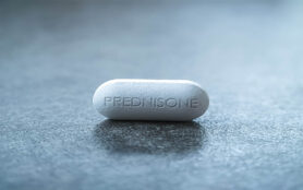 Prednisone,Tablet,Drug,Close,Up,Glucocorticoid,Medication,Used,To,Suppress