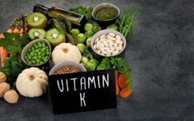 Foods,High,In,Vitamin,K,On,Dark,Background.,Healthy,Diet