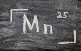 The,Chemical,Element,Is,Mangan,With,A,Serial,Number,From