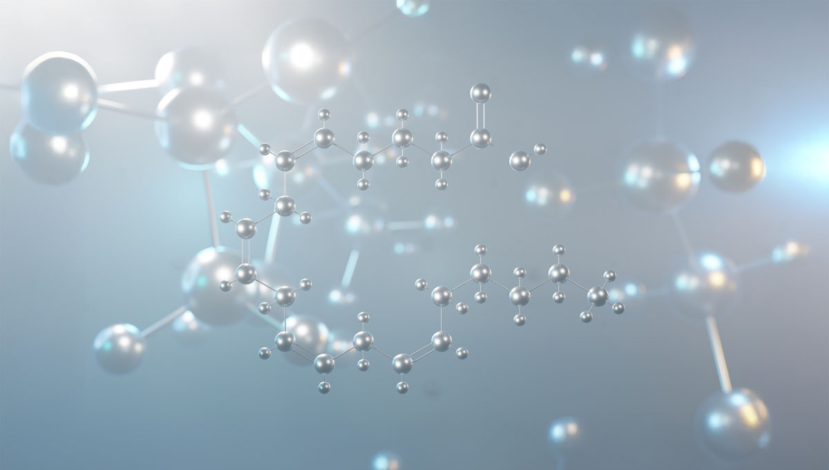 Arachidonic,Acid,Molecular,Structure,,3d,Model,Molecule,,Polyunsaturated,Omega 6,Fatty