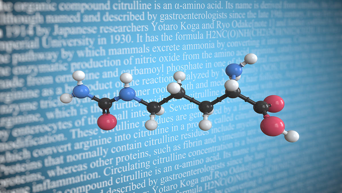 Citrulline,Scientific,Molecular,Model,,3d,Rendering
