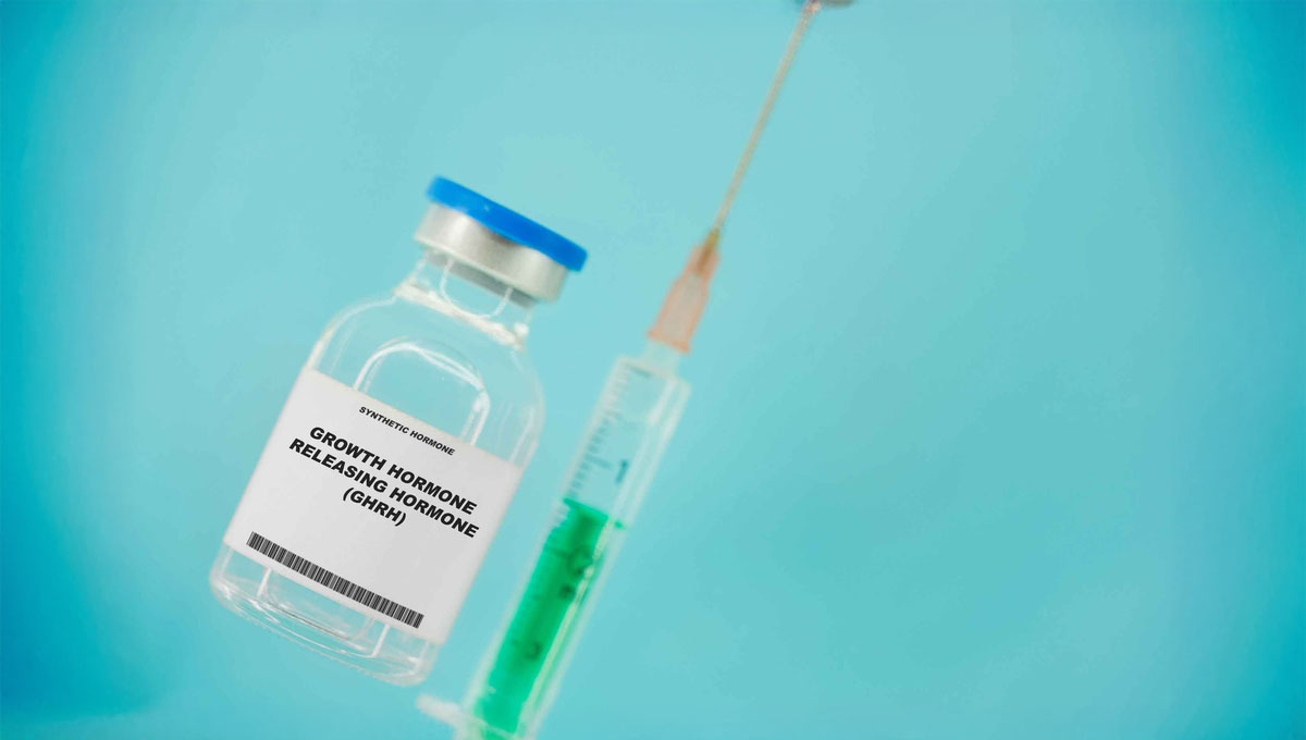 Growth,Hormone,Releasing,Hormone,(ghrh).,Test,Tube,With,Background,Growth
