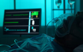Close Up,Detail,Shot,Of,A,Patient,On,Breathing,Support,Dying