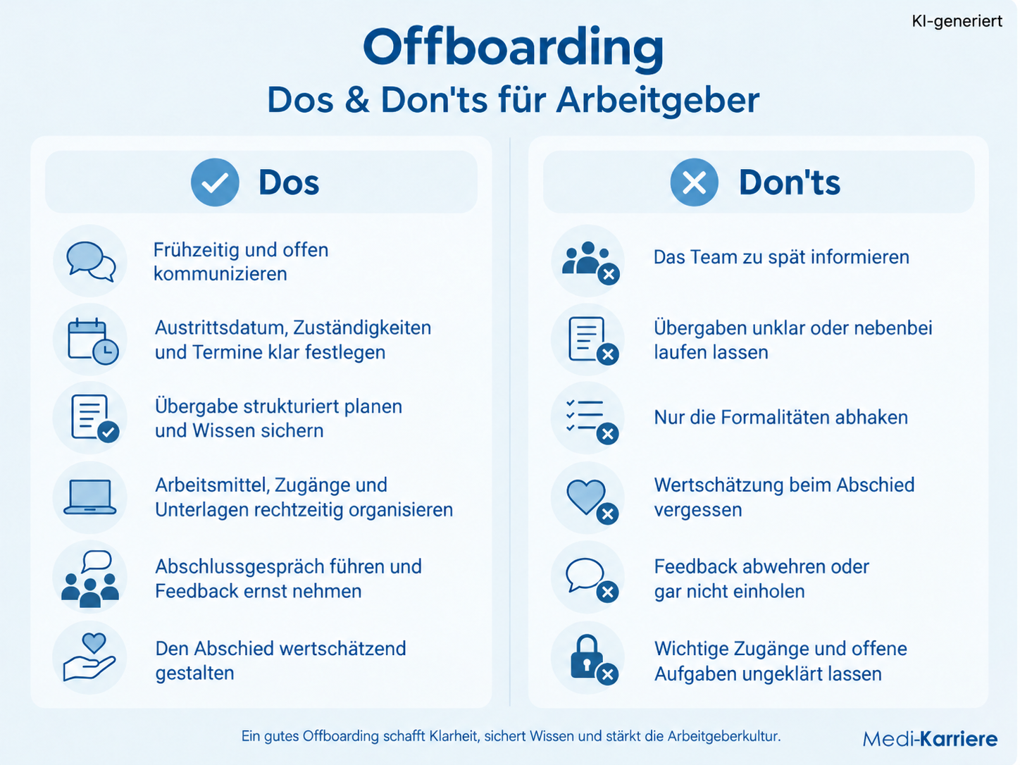 Infografik Offboarding Dos & Don’ts Infografik Offboarding Dos & Don’ts